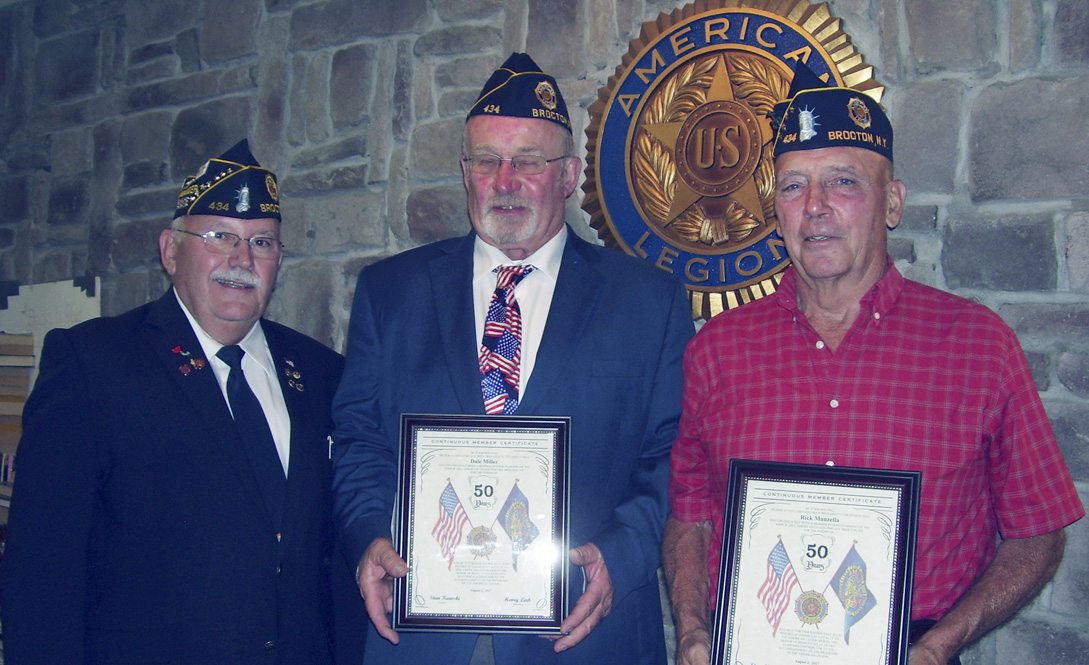 Post 434 honors 50year members News, Sports, Jobs Observer Today